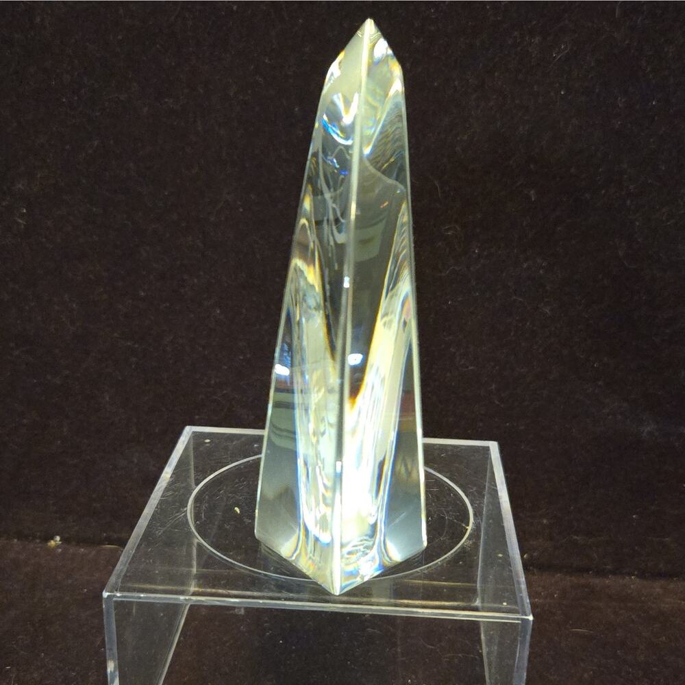 Signed Steuben Glass James Houston Crystal Roundel Engraved Art Wildlife Boxed - Picture 3 of 5